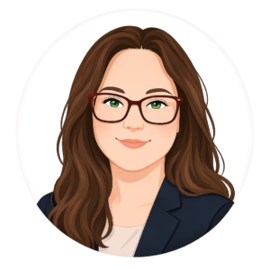 Icono estilo caricatura de Emily Stone.