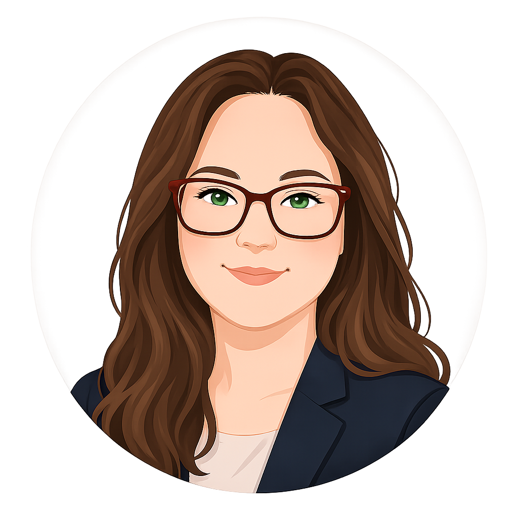 Emily Cartoon Profile Final Transparent Cartoon icon of Emily Stone.